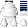 Bluevua Cleansing Kit for RO100ROPOT & RO100ROPOT-UV Includes 5 Cleaning Tablets and Filter Accessory for Internal System Maintenance and Freshness Support