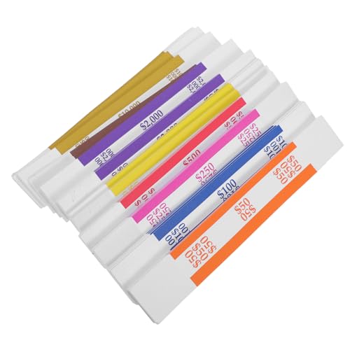 Bandas autoadhesivas para billetes con gestión de 8 colores para organizar bancos 2