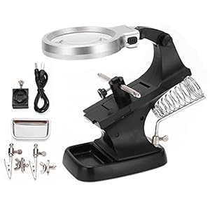 Desktopvergrootglas, TH-7023B Desktopvergrootglas High-definition vergrootglas met LED-licht voor leesreparatie