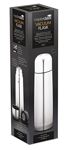 MasterClass Stainless Steel Vacuum Flask, 500 ml (17.5 fl oz)