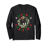 bull terrier - cane di natale - buon natale maglia a manica