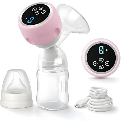 Image of MCP Modern Automatic Breast Pump - Portable Electric Milk Pump for Breastfeeding Moms | Quiet Suction, Comfortable Postpartum Nursing Solution