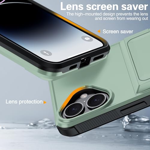 Coque iPhone 16 Plus Asuwish Vert VRSCK US protection intégrale - 7