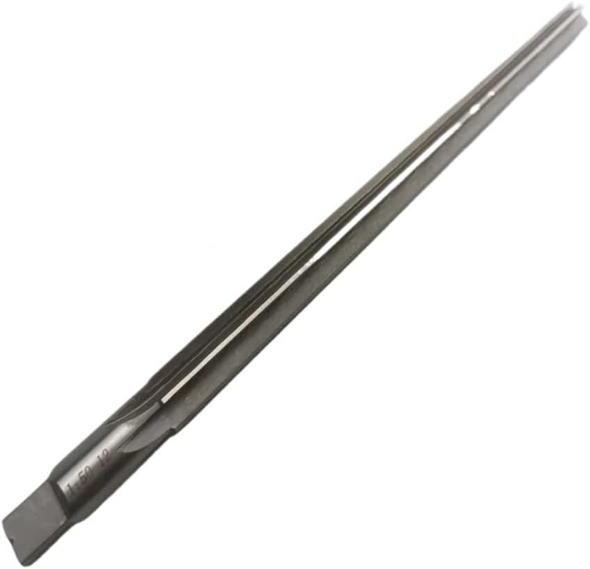 HSS Extension 1:50 Taper Machine Reamer 3-12mm, Manual Reamer for Machine Tool Hole Expansion and Precision Cutting(10mm)