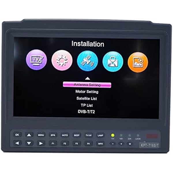 Odbiornik Satelitarny, KPT-716TS DVB-S2 DVB-T2 Satllite Finder Meter HD. Satelita telewizja Odbiorca MPEG-4 Modulator Better Ws-6916 6906 6933