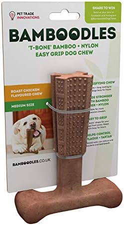 Bamboodles T Bone Dog Chew for the most aggressive of chewers MEDIUM CHICKEN