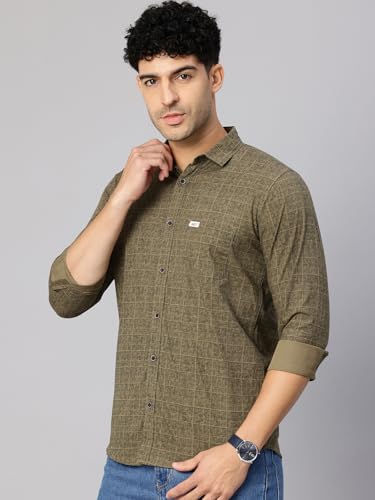 Image of Majestic Man Stylish Geomatric Print Casual Shirt - Pure Cotton| Full Sleeve | Trendy & Comfortable