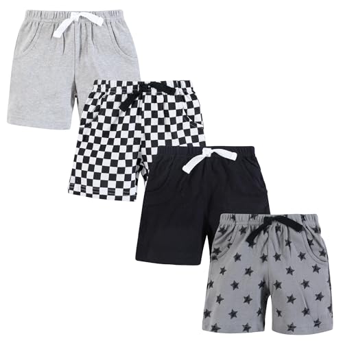 Image of Hudson Baby Unisex Baby Shorts Bottoms 4-Pack