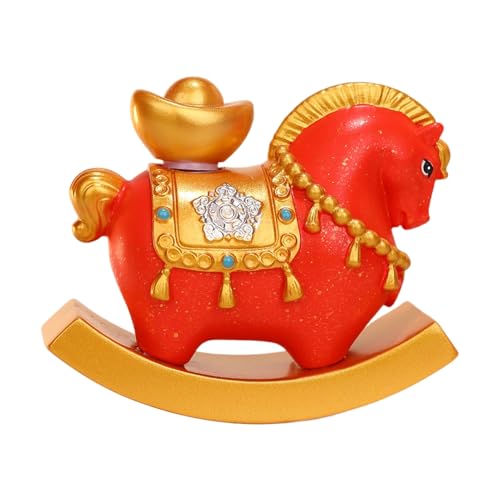 Decoraciones de Año Nuevo Chino 2026, Caballo, de Resina China para el hogar, decoración de Caballo, para Coches, hogar, Escuela, oficinas, cafeterías, librerías, Sala de Estar, exhibición