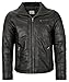 Produktbild bugatti - Herren Echtleder Lederjacke Lammnappa schwarz