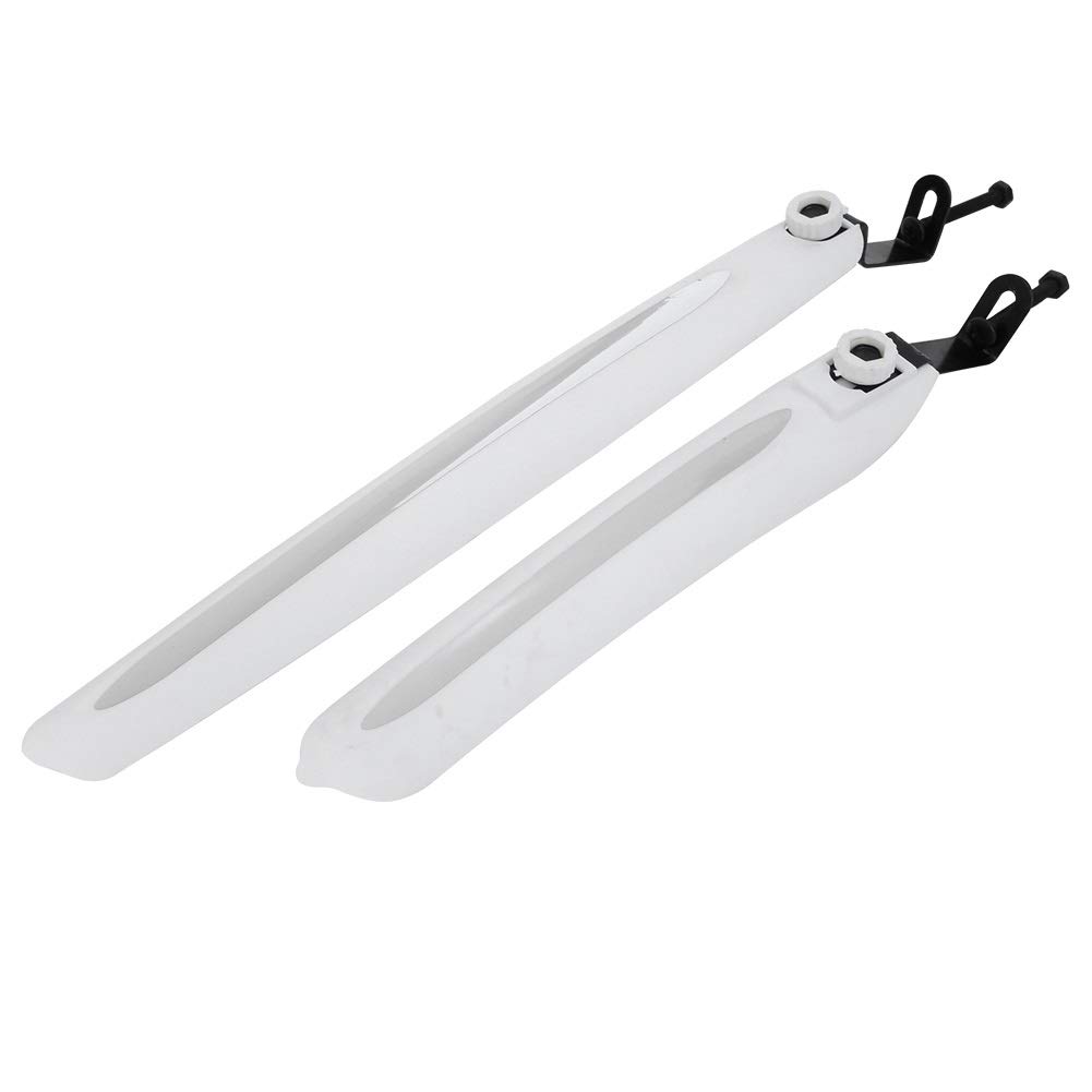 DYTWXG Fahrradschutzblech Quick Release Mud Fahrradteile Zubehör Fahrrad vorne hinten Kotflügel Mountain Road Bike Mud (Color :White)