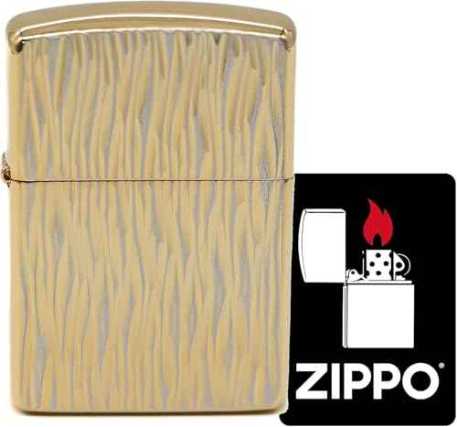 Encendedor Zippo Oil Flame Heat Haze Doble Grabado miniatura 2