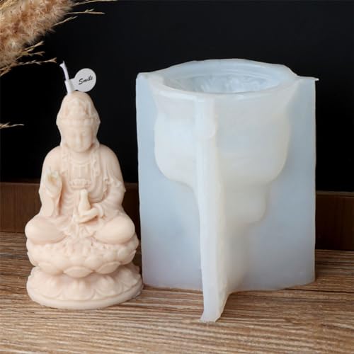 Moule en résine époxy Avalokitesvara pour statuette en gypse - 7