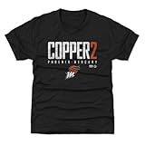 500 LEVEL Kahleah Copper Phoenix Mercury Youth Shirt - Kahleah Copper Phoenix Mercury Elite WHT (Tri Black, 6-7Y Small)