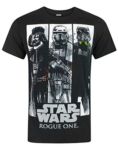 Image of Star Wars Rogue One Character Panels Men's T-Shirt