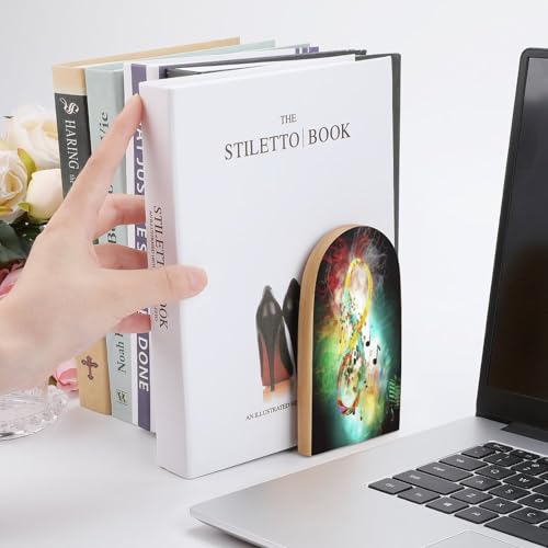 Sujetalibros musical decorativo para organizar el salón y las estanterías del hogar 7