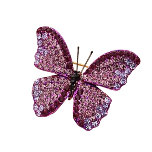 Image of Animal brooch Women's Fashion Unique Crystal Rhinestone Vintage Enamel Lapel Safety Pin, Clothing Jewelry Clothing Backpack Jacket Hat Decoration DIY