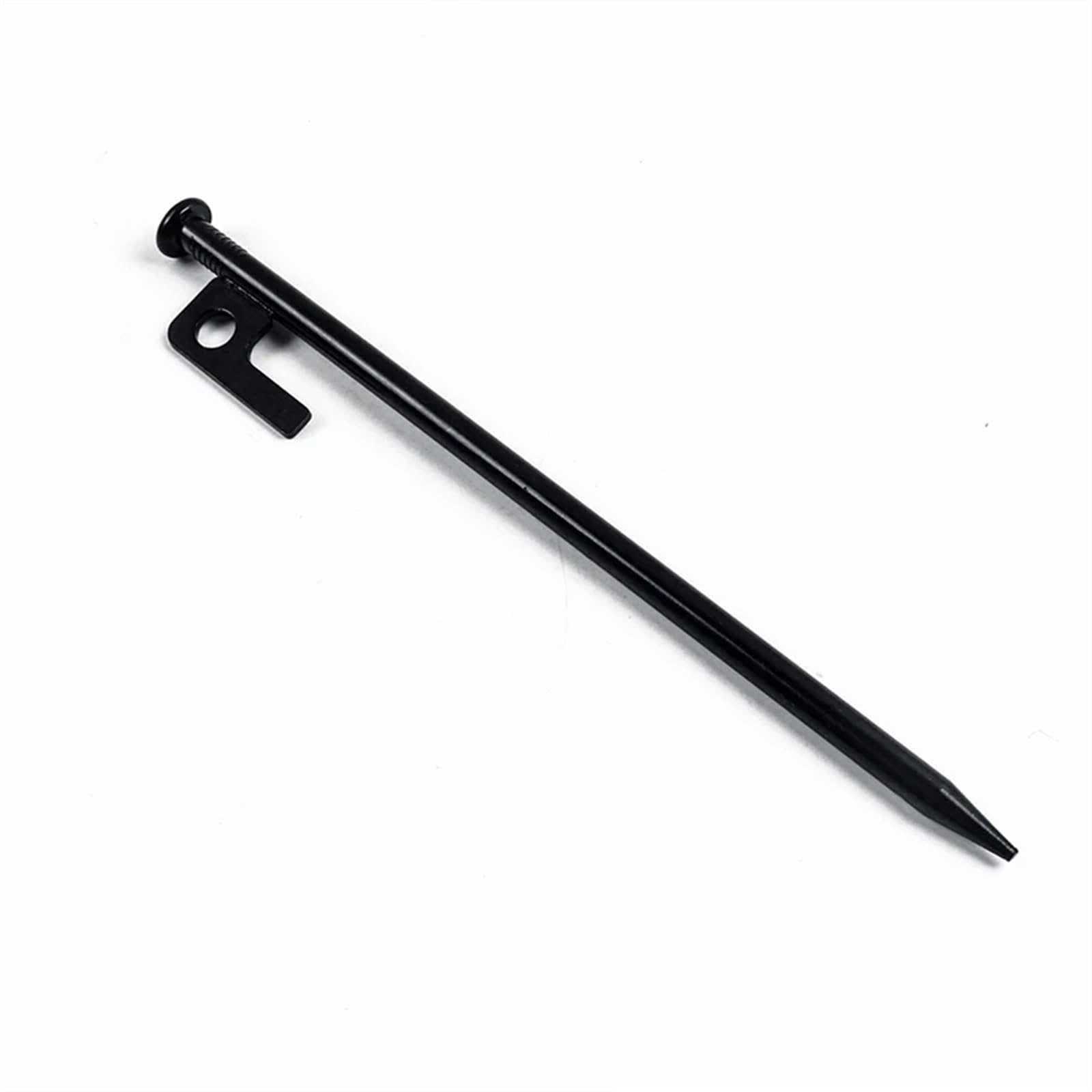 Piquets de Tente Piquets de tente en aluminium noir, 4 pièces, 20/25/30/40cm, accessoires de Camping, camping-car, randonnée en plein air, plage, Long auvent noir, clou de sol Piquet Tente Adapté Au C