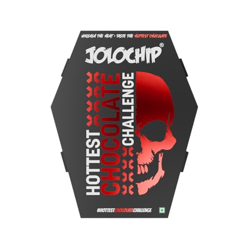 Image of JOLOCHIP HOTTEST CHOCOLATE CHALLENGE | Extreme Spicy Chocolate Bar | 2.2 Million Scoville Heat Units 10 Grams