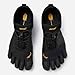 Vibram Men's FiveFingers V-Alpha | Barefoot All-Terrain Outdoor Shoe for Hiking & Light Trail, Black, 45 EU / 11-11.5 US