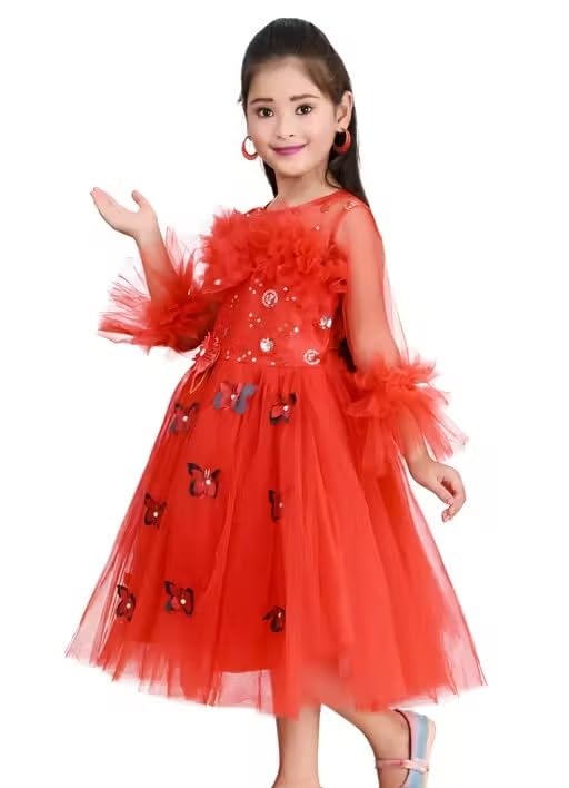 Image of Handcrafted Pori Ethnic Party Frock for