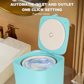 Portable Mini Washing Machine with Spin Dryer, 7L Compact Automatic Washer for Apartments, Dorms, RVs, Baby Clothes, Underwear, Socks
