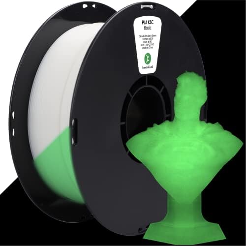 kexcelled Update PLA 3D Printing Filament, Dimensional Accuracy +/- 0.03 mm, 1.75 mm, 1 kg Spool (2.2lbs), Fit Most FDM Printer, Tidy Winding Tangle-Free,White