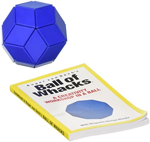Roger von Oechs Ball of Whacks - Blue, 30 Magnetic Pieces, Ages 3-6