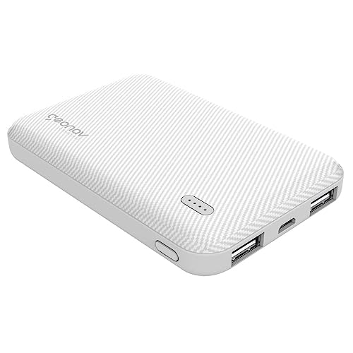 Geonav Power Bank, Carregador Portátil Universal 5.000mAh, 2 portas USB 2.1A, Led Indicador de bater