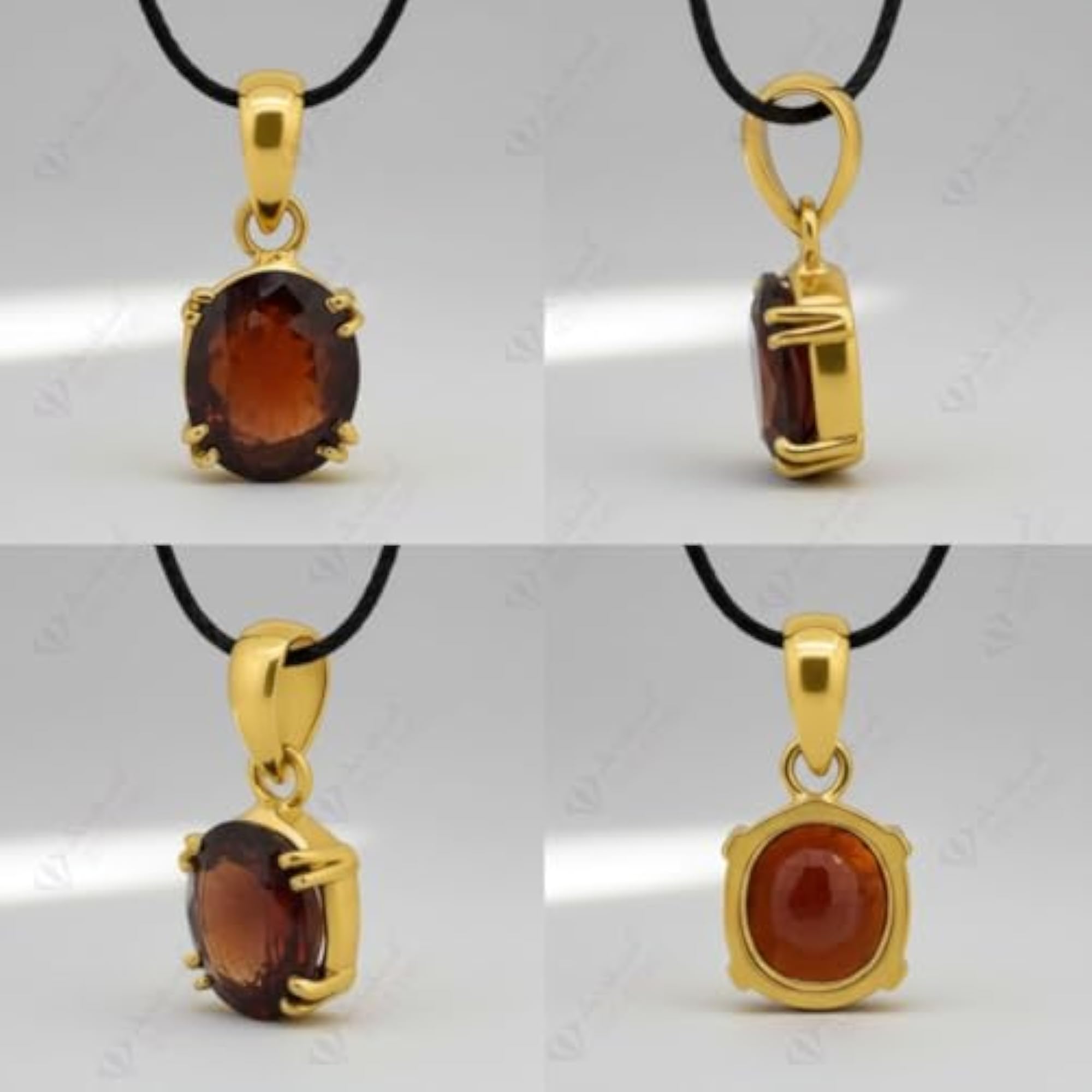 11.25 Ratti Hessonite Garnet Pendant, Astrological Gemstone