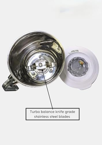 Image of Mixer Grinder Jar, Compatible with Sujata Mixer Grinder jar, Stainless Steel, 1000 ml (JAR)