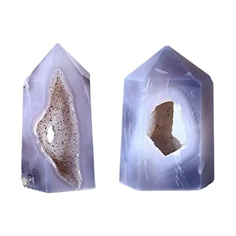 RALDMOV Natural Crystal Cluster Mineral Specimen Agate Geode Wand Crystal Stone Mineral geode Crystal (200-300g) Cover