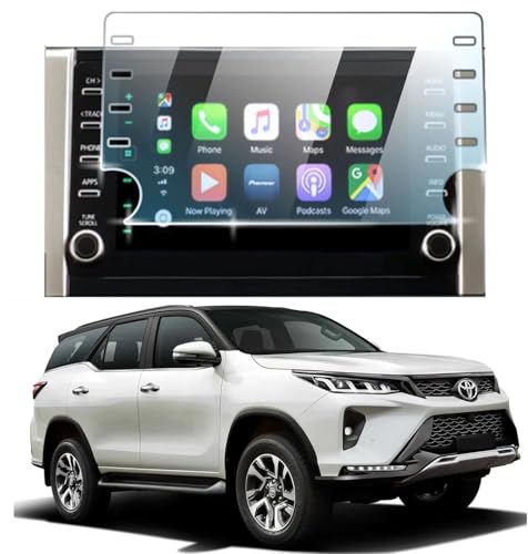 Image of Toyota Fortuner (8 Inch) Touchscreen Protector Guard - (Not a Tempered Glass)