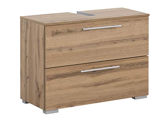 Schildmeyer Waschbeckenunterschrank Carlos 148599, eiche landhaus Dekor,...