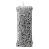 アズマ工業 TKあみ戸スカット 網戸掃除 窓掃除 水だけで網戸がスカッとキレイ 洗剤不要 マイクロファイバー モコモコ エアコンフィルター、サッシレールの掃除にも 全長19cm BA667GY