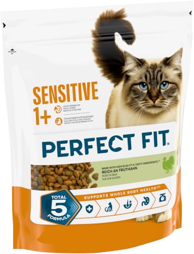 PERFECT FIT™ Katze Beutel Sensitive 1+ mit Truthahn 5x1,4kg
