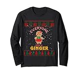 Photo Gallery everyone loves a ginger christmas ugly maglione natale maglia a manica Photo Gallery everyone loves a ginger christmas ugly maglione natale maglia a manica