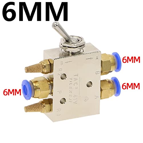 Vanne pneumatique TAC2-41V 5 voies à levier autobloquant avec silencieux - 3