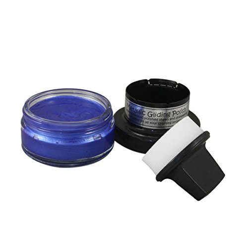 Creative Expressions Metallic Gilding Polish, Mediterranean Blue