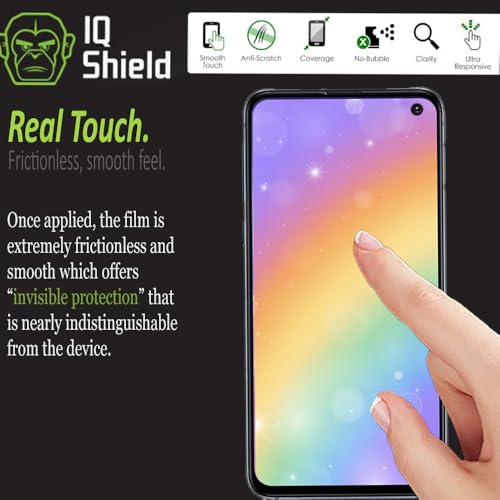 IQShield Screen Protector Compatible with Galaxy S10e 5.8 inch (2-Pack)(Case Friendly) Anti-Bubble Clear TPU Film