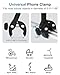 CANHET Gooseneck Phone Holder Mount for Wheelchair/Stroller/Boat/Treadmill/Spin Bike/Mic Stand, Cell Phone Handlebar Clamp with Adjustable Arm for iPhone 16 Pro Max, Galaxy, All 4-7