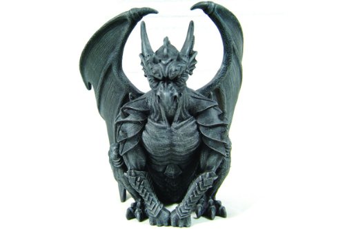 Estatua de Resina Guardian Gárgola Medieval Sentado 15.88 cm miniatura 1