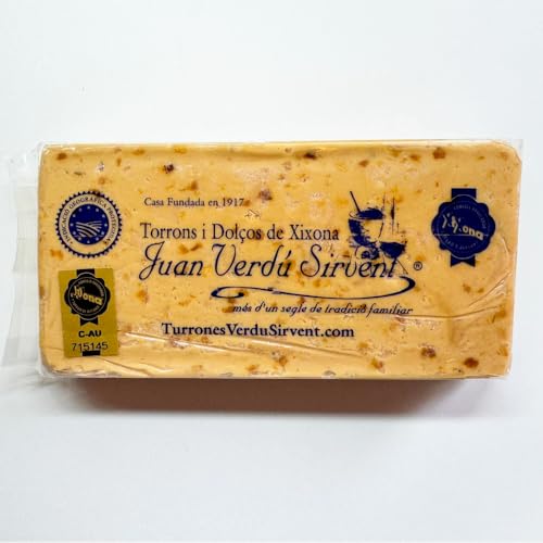 Turrón de Jijona Granulado 70% de Almendra Marcona nacional - Juan Verdú Sirvent (400g)