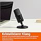 Amazon Basics Mini-USB-Kondensatormikrofon für Streaming, Gaming, Podcasting, mit Cardioid-Tonabnehmer, 5.8 x 3.4 inches, schwarz