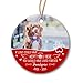 Personalized Photo Pet Christmas Ornament, If Love Could Have Kept You Here You Would Have Lived Forever, Photo Dog Cat Animal Memorial Ceramic Ornament Keepsake Gift, Custom Upload Image & Pet Name