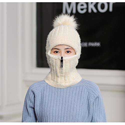 DONGMAO Gorro de Punto Mujer Hat Sombrero Invierno- Elasticidad Suave Hat for Women Outdoor Girls Cute Winter Ski Hat Slouchy Knit