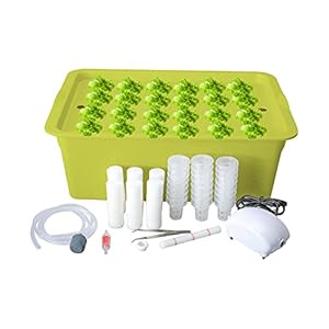 SanSanYa Hydroponic Grow Kit 24 Sites DIY Self Watering Indoor Hydroponics Plant Grow System Hydroponic Seedlings…