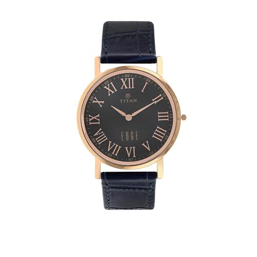 Titan Edge Blue Dial Analog Leather Strap Watch for Men-NS1595WL02 (B01EV8WXCY) Amazon Price History, Amazon Price Tracker