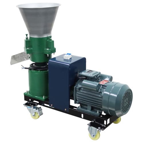 BEILOCKERY Animal Feed Pellet Mill Machine 6MM Holes Pellet Electric