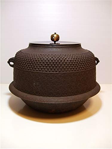 ☆鋳師 金森紹栄 霰巴久 真形釜◆共箱/茶道具/古美術/時代品☆ Amazon.co.jp: 鋳師 金森紹栄 霰巴久 真形釜共箱/茶道具/古美術